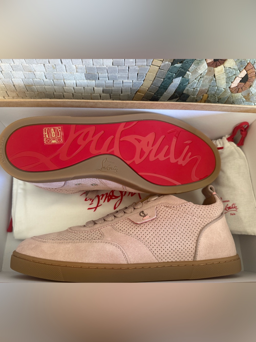 Christian Louboutin Tutti Rui Suede sneaker